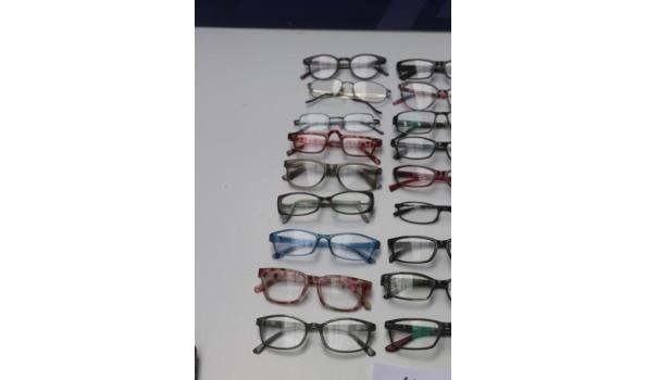 24 diverse leesbrillen